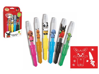 fixy foukaci kralicek bing 6ks se sablonami v krabicce 12x19cm