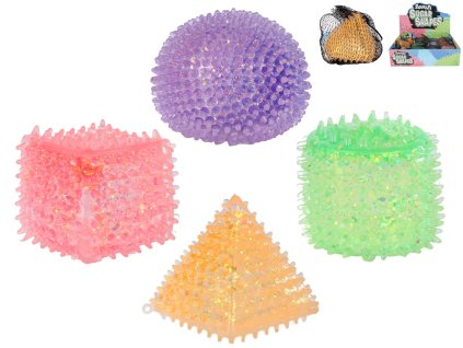 micek strecovy eco sugar geometricke tvary 6cm 4druhy v sitce 12ks v dbx