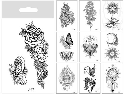 tetovaci obtisky cernobile