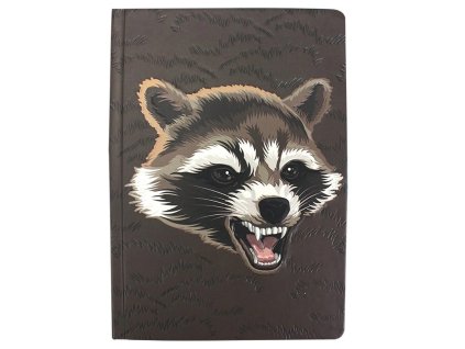 marvel strazci galaxie poznamkovy blok rocket a5 1