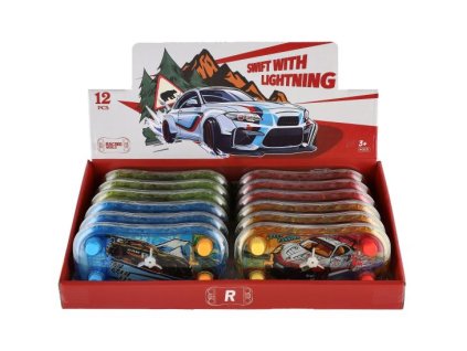 Vodní hra hlavolam auto 13x11cm plast