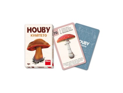 karty dino kvarteto houby 1