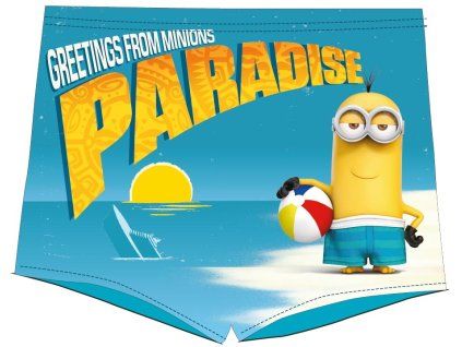 plavecke sortky minions 104 110