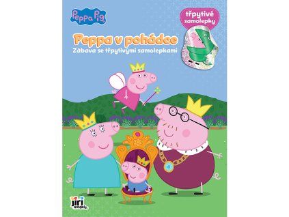 zabava se trpytivymi samolepkami prasatko peppa