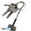 marvel keychain 3d thor s hammer mjolnir x2 (1)