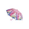 Deštník Jednorožec plast/kov vystřelovací 64cm v sáčku