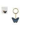 privesek na klice klicenka motyl kov 4cm v sacku