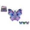 vodni hra hlavolam 13x11cm plast motyl 3 barvy 12ks v boxu
