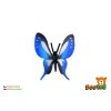motyl tropicky papilio otakarek modry zooted plast 5cm
