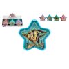 bludiste hlavolam s kulickou hvezda plast 9cm 4 barvy 24ks v boxu