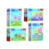 minipuzzle minimaxi 20 dilku prasatko peppa peppa pig 4 druhy v krabicce 11x8cm 24ks v boxu 1