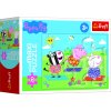 minipuzzle minimaxi 20 dilku prasatko peppa peppa pig 4 druhy v krabicce 11x8cm 24ks v boxu 2