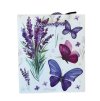 Papírová dárková taška s motivem levandule 12x14x6 cm