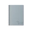 blok se spiralou gray 11x15cm 80l 70g