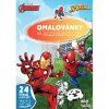omalovanky a4 se samolepkami marvel