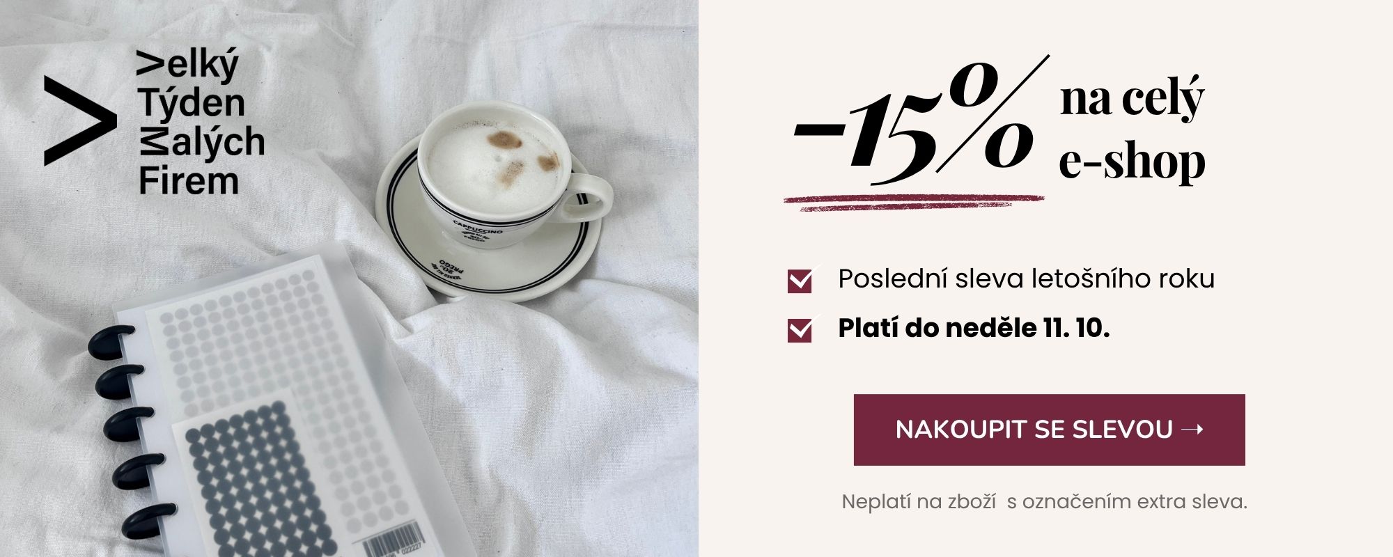 Velký týden malých firem - sleva 15%