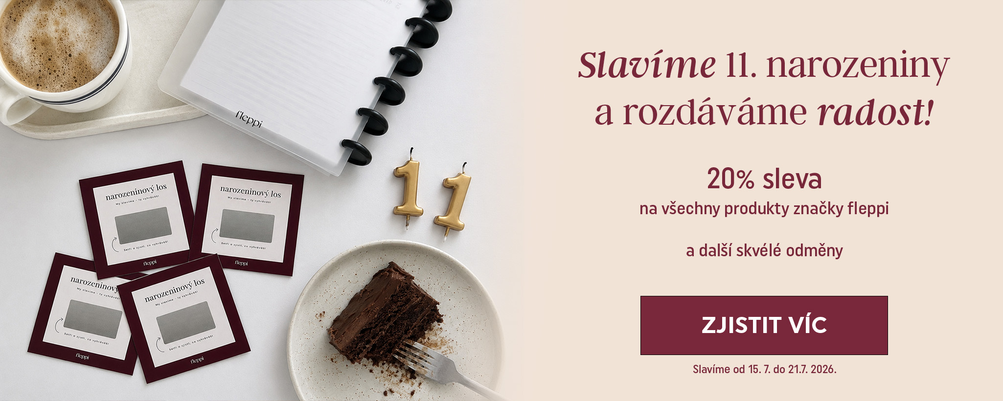 Slavíme 11 let - dárky dostáváte vy!