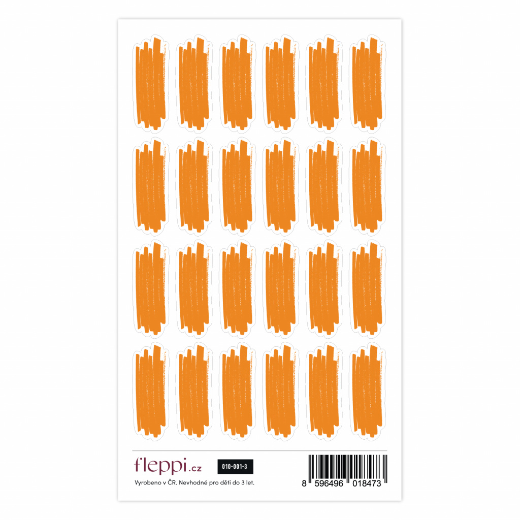 Color coding kolekce | oranžová – čmárance