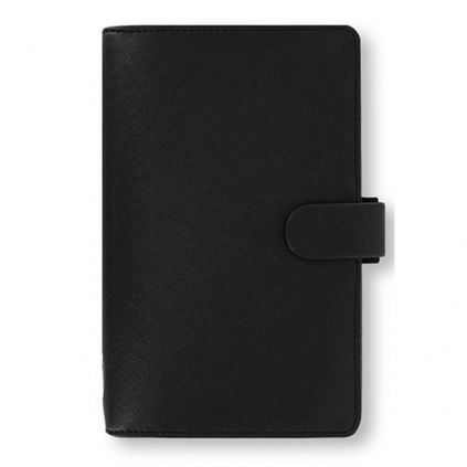 Diář Filofax Saffiano | Personal-Compact Černá