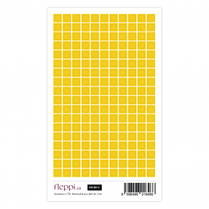 Color coding kolekce | žlutá – čtverečky