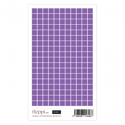 Color coding kolekce | fialová – čtverečky