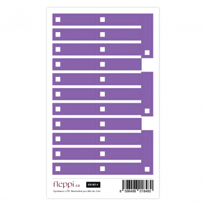 Color coding kolekce | fialová – check boxy