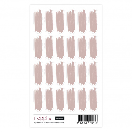 Color coding kolekce | nude hnědá – čmárance