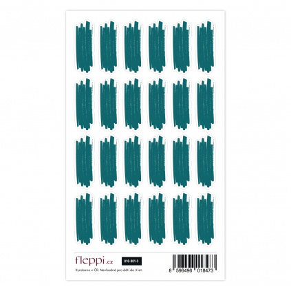 Color coding kolekce | akvamarínová – čmárance