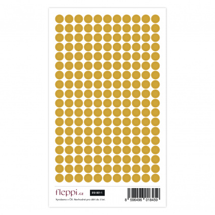 Color coding kolekce | zlatá – kolečka