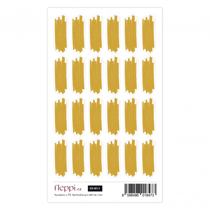 Color coding kolekce | zlatá – čmárance