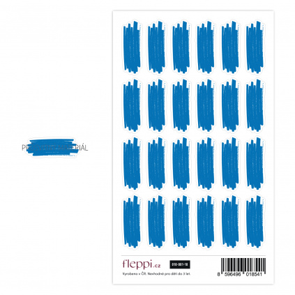 Color coding kolekce | modrá – čmárance průsvitné