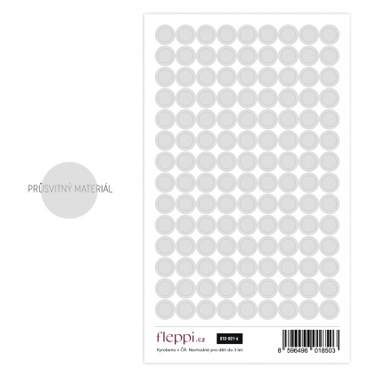 Color coding kolekce | nude šedá – kolečka průsvitná