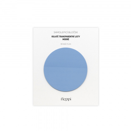 Samolepící bloček 50mm modrá