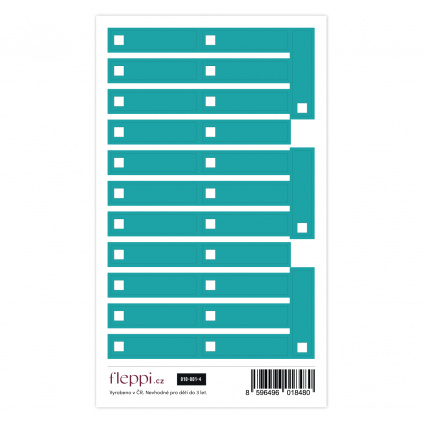 Color coding kolekce | mint – check boxy