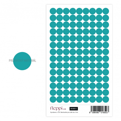 Color coding kolekce | mint – kolečka průsvitná