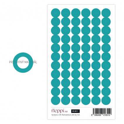 Color coding kolekce | mint – kroužky průsvitné