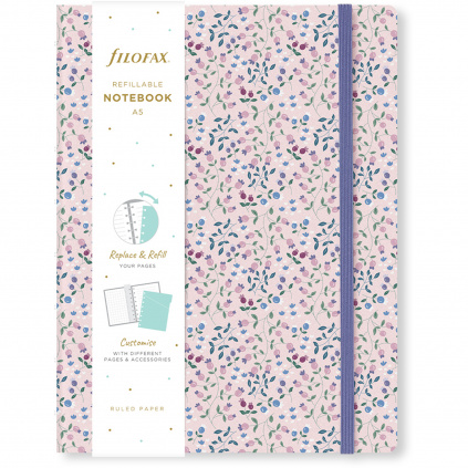 Filofax Notebook Meadow | A5 Růžová