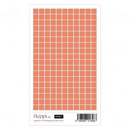 Color coding kolekce | broskvová – čtverečky