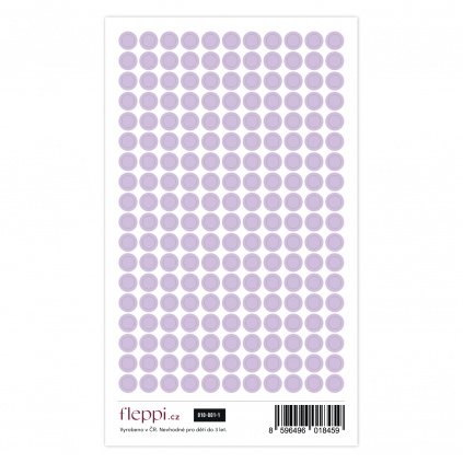 Color coding kolekce | pastelově fialová – kolečka