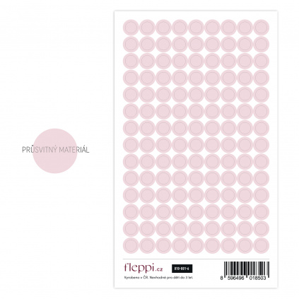 Color coding kolekce | nude růžová – kolečka průsvitná