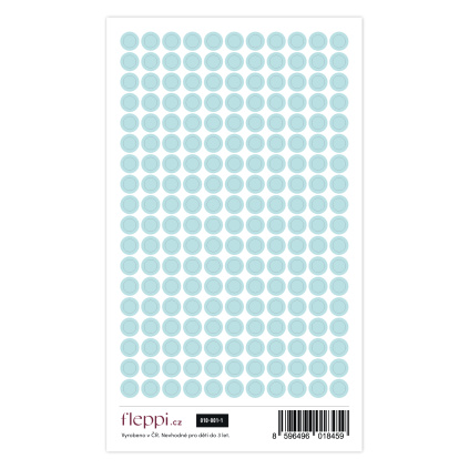 Color coding kolekce | pastelově mint – kolečka