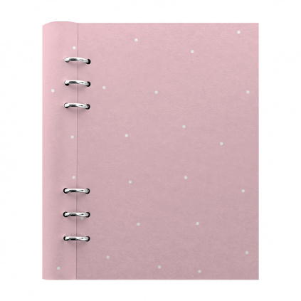 Clipbook A5 timeless polka dot pink front 145063