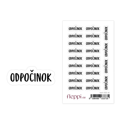 odpocinok