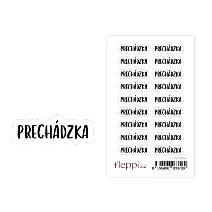 prechadzka