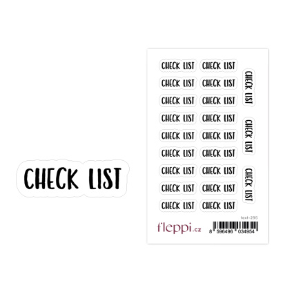 chechk list