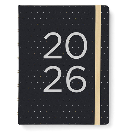 Plánovač Confetti 2026 |  A5, černý