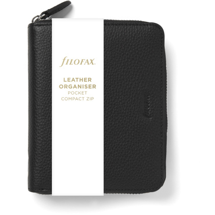 Filofax, Diář Norfolk Zip, Kapesní, černá