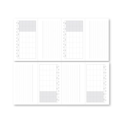 plánovací karta měsíční přehled