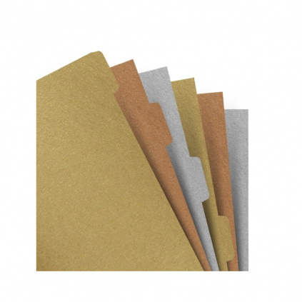 Metalické rozřazovače Filofax Notebook | A5