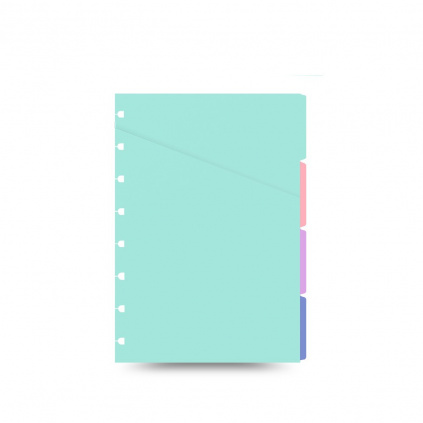 Pastelové rozřazovače Filofax Notebook | A5